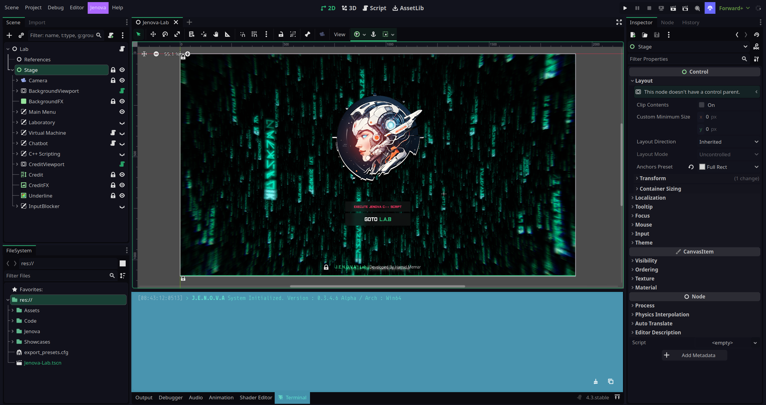 Screenshot_JenovaUserInterface