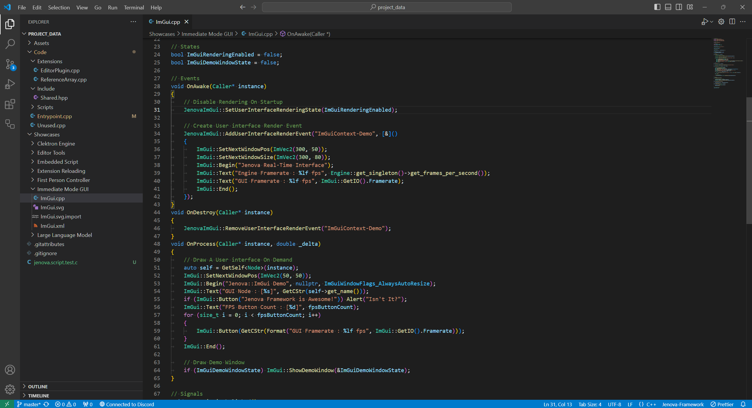 Screenshot_VisualStudioCodeUsingImGuiAddon